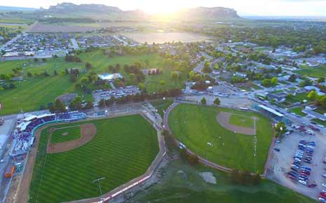 Gering Ballfield-arial